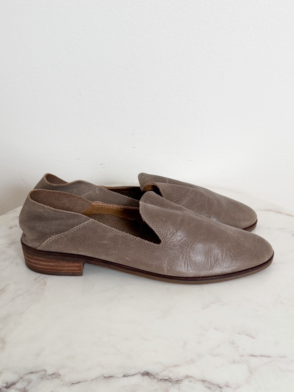 Lucky Brand Cahill Soft Structure Leather Slip On Loafer Flats Size 8 - Picture 9 of 11